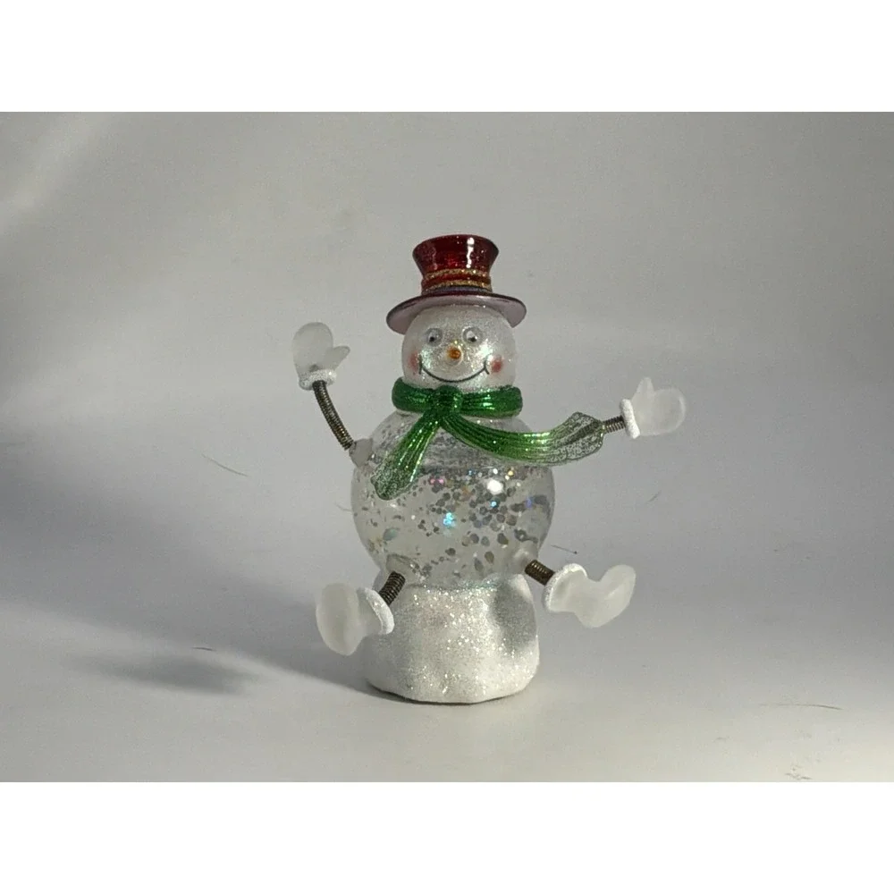 Dept 56 – Snow Glows – Lighted Snowman and Snow Globe - w/Box - Retired LOW WATE